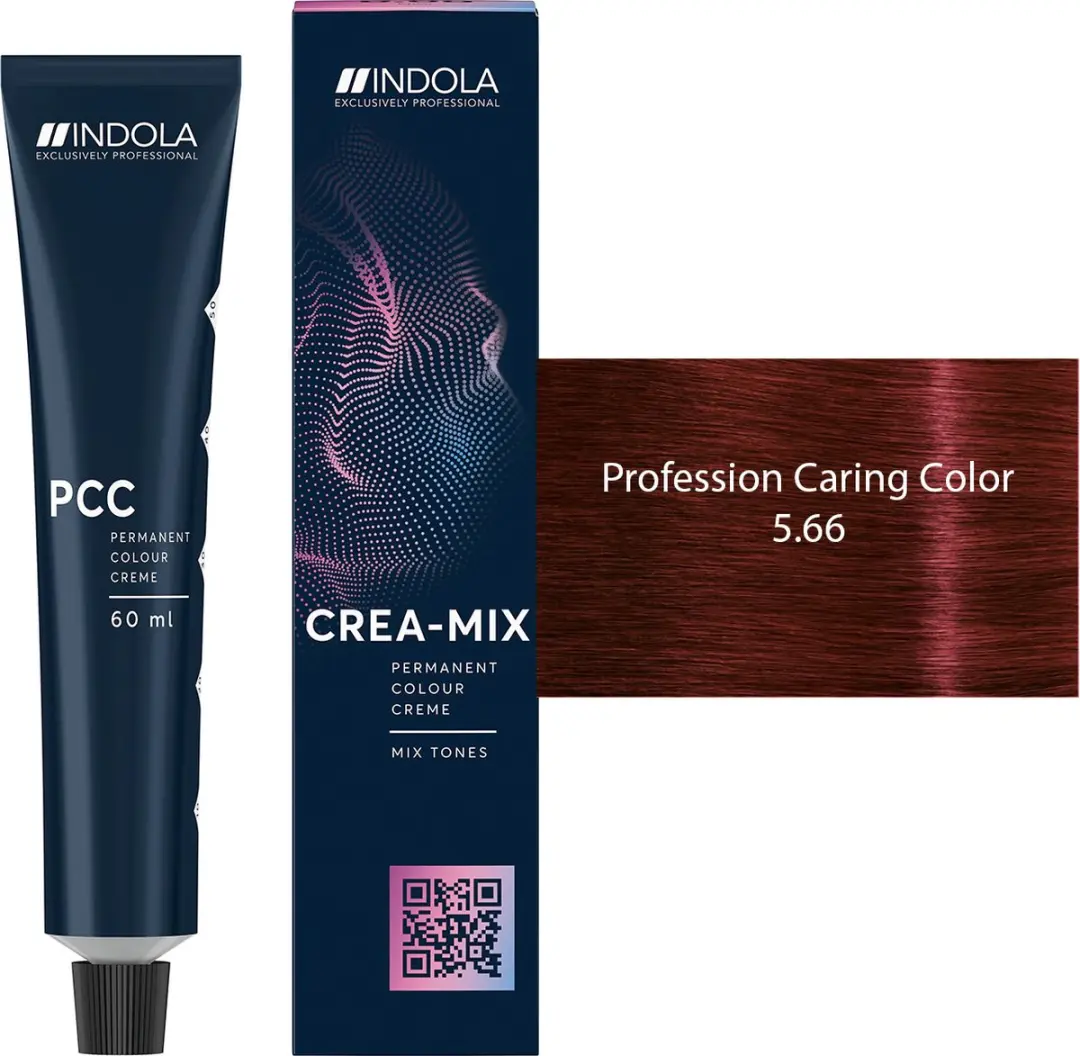 Indola Profession Caring Color 5.66 Permanent Haarkleur 60ml