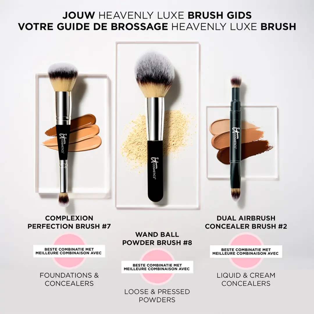 IT Cosmetics Heavenly Luxe Complection Perfection Brush #7 - 2-in-1 Foundation/Concealer