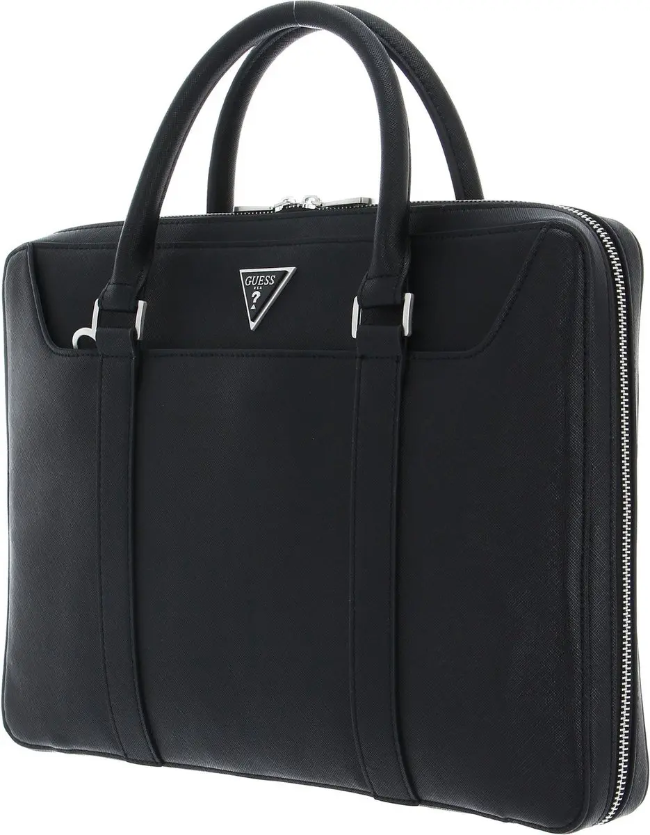 Guess Laptoptas Crtsa 15 inch - 11 Vakken - Zwart