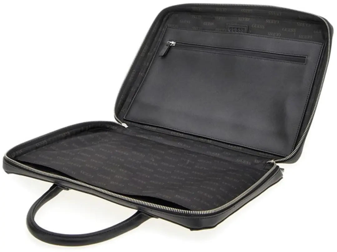 Guess Laptoptas Crtsa 15 inch - 11 Vakken - Zwart