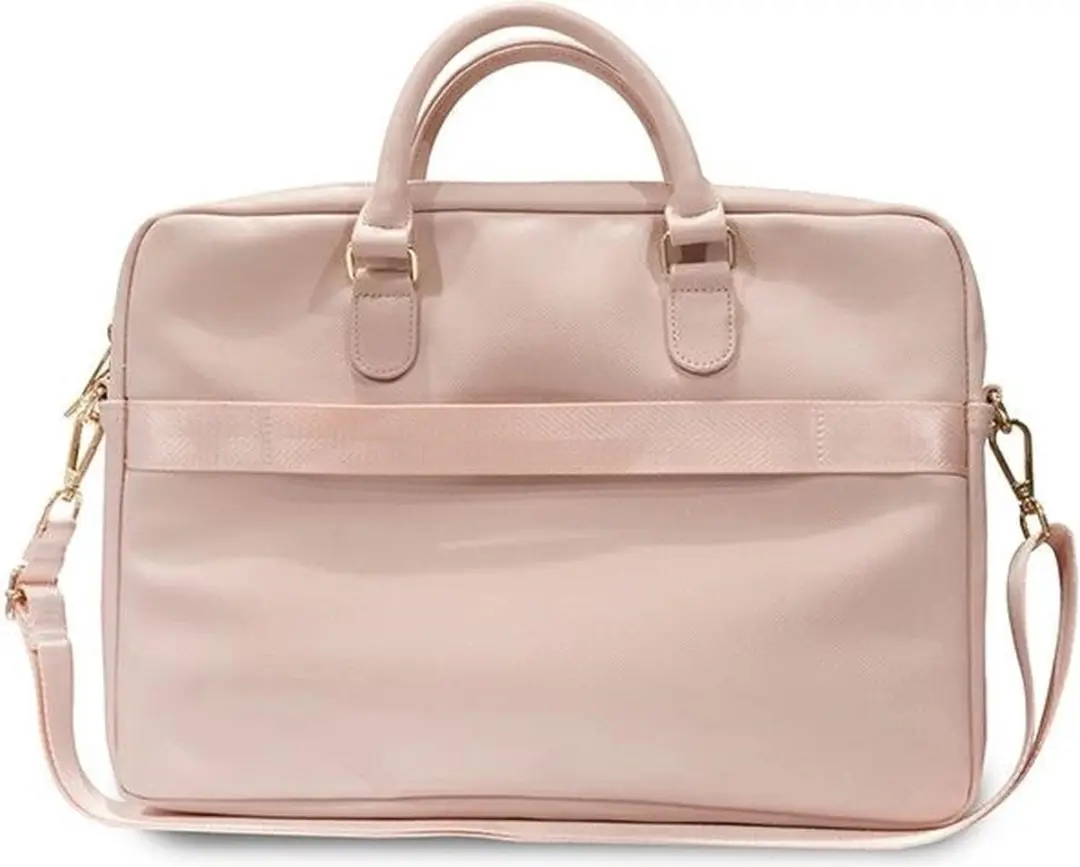 GUESS Triangle Big 4G Laptoptas GUCB15ZPGSTEGP - 16" - Roze - afbeelding 6 van 6
