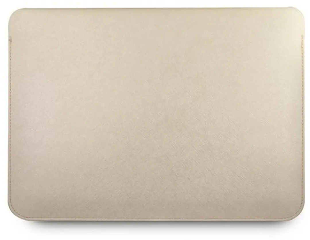 GUESS Saffiano Vintage Laptoptas 13-14" - Goud