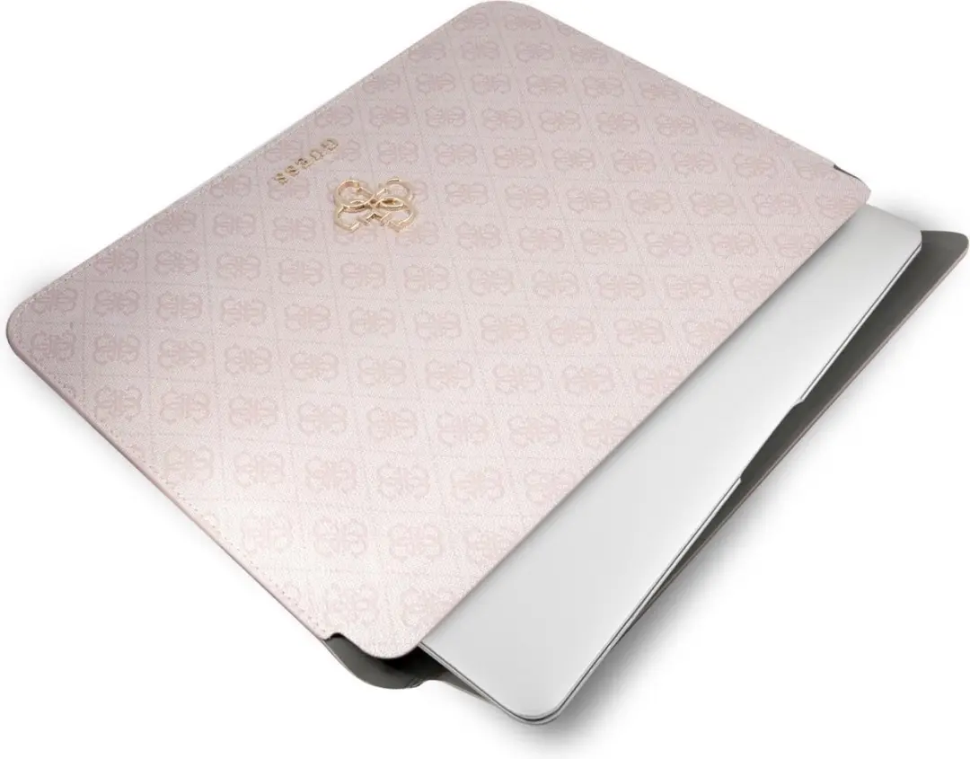 GUESS 13.3 Inch Laptophoes Roze - PU Leer - 3666339005351