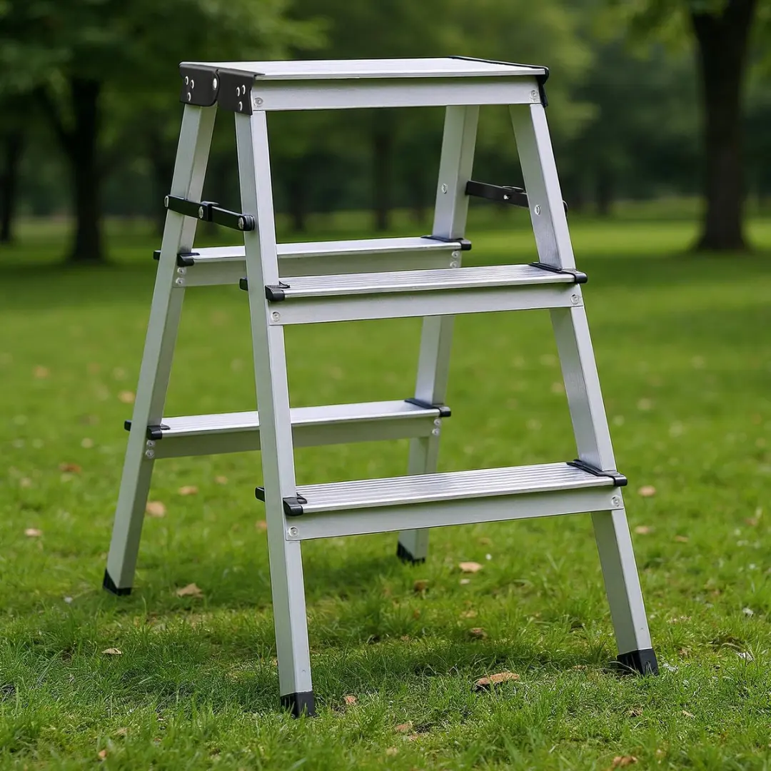 Songmics Huishoudtrap 3 Treden Aluminium - Max 150 kg
