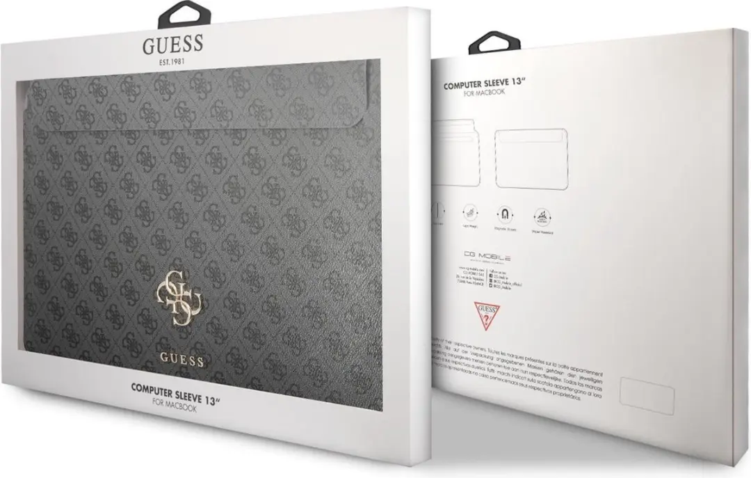 Guess GUCS13G4GFGR Laptophoes 13.3" - Zwart