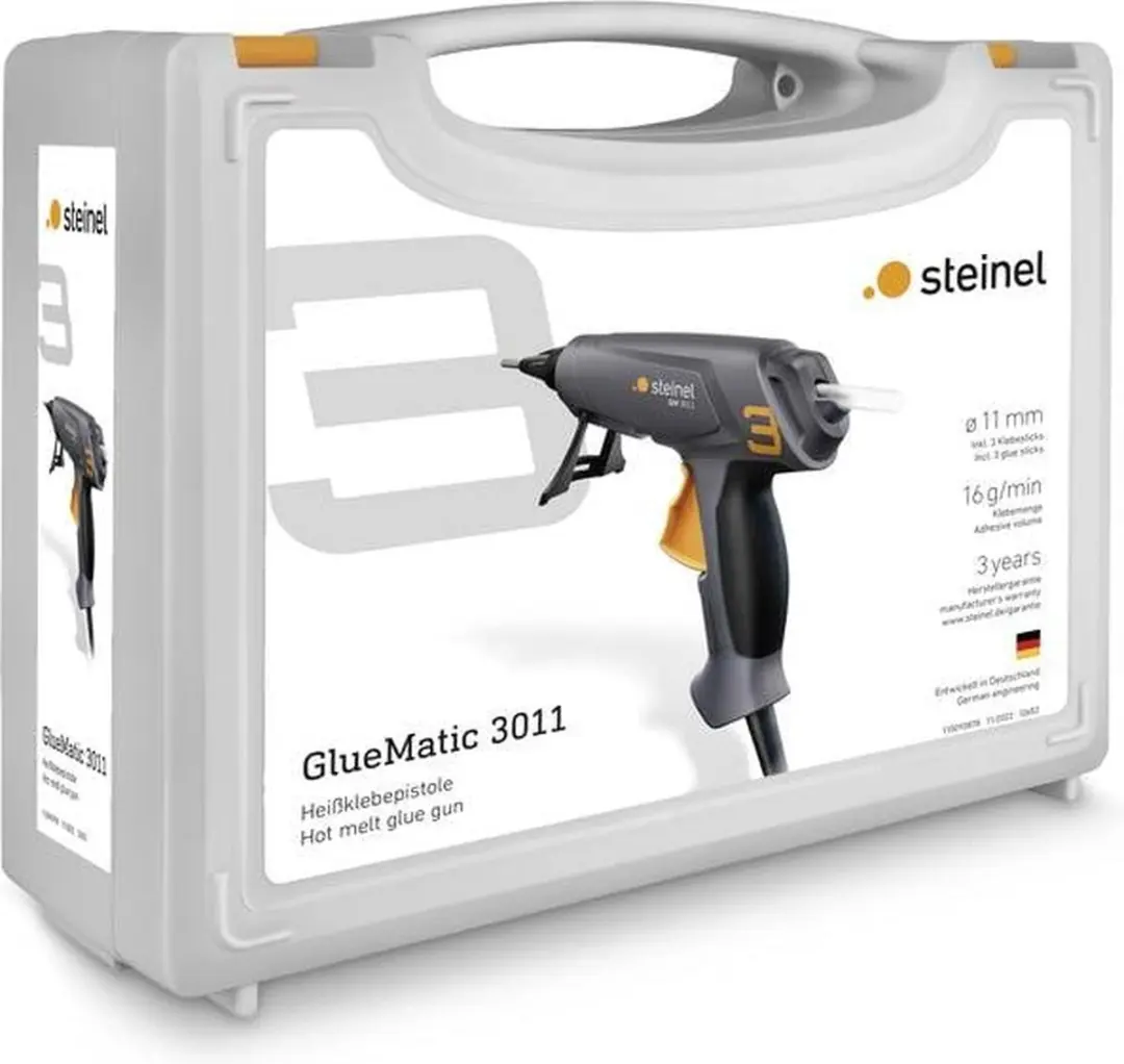 Steinel GlueMatic 3011 Lijmpistool - 45W - Incl. 3x Ø11mm lijmsticks & koffer
