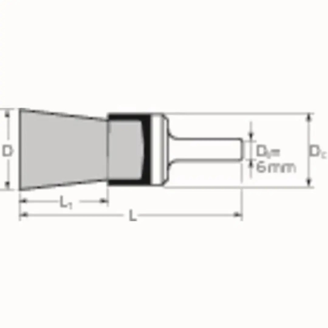 Pferd PBU INOX Verfkwast - Draaddikte 0.35mm