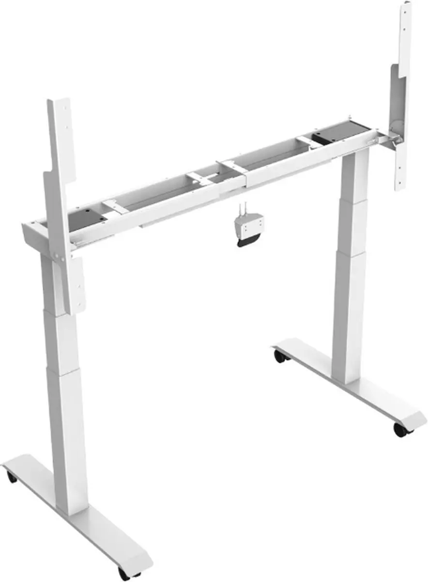 Euroseats Elektrisch Verrijdbaar Bureau 160x80cm - Wit