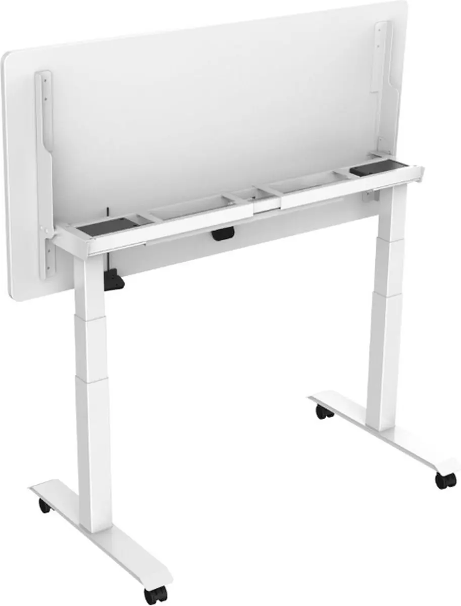 Euroseats Elektrisch Verrijdbaar Bureau 160x80cm - Wit
