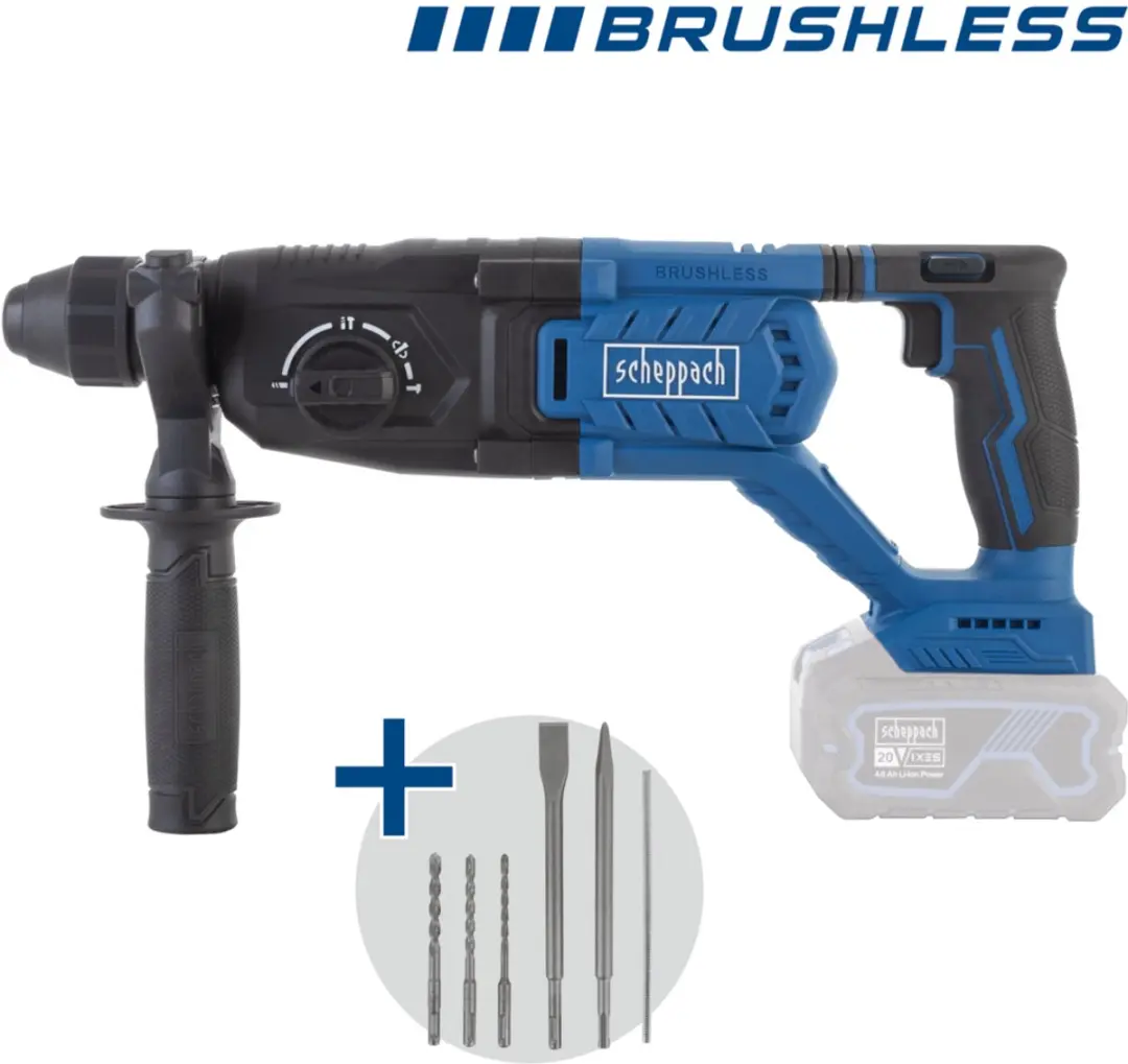 Scheppach BC-DH290-X Accu Boorhamer 20V - 2,8J - SDS-Plus