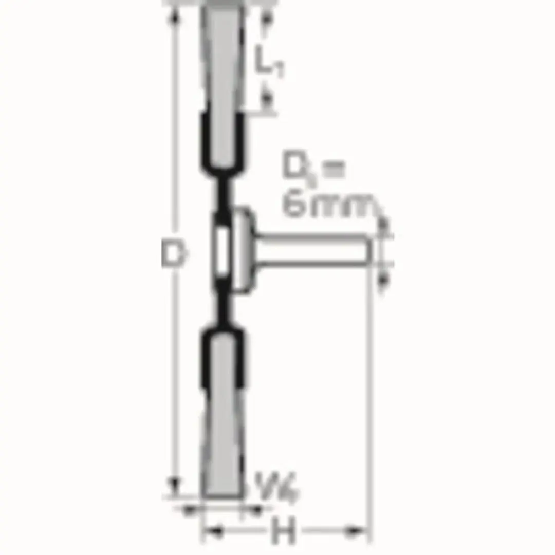 Pferd Wielborstel RBU 2004/6 INOX - Ø80mm Draaddikte 0.15mm