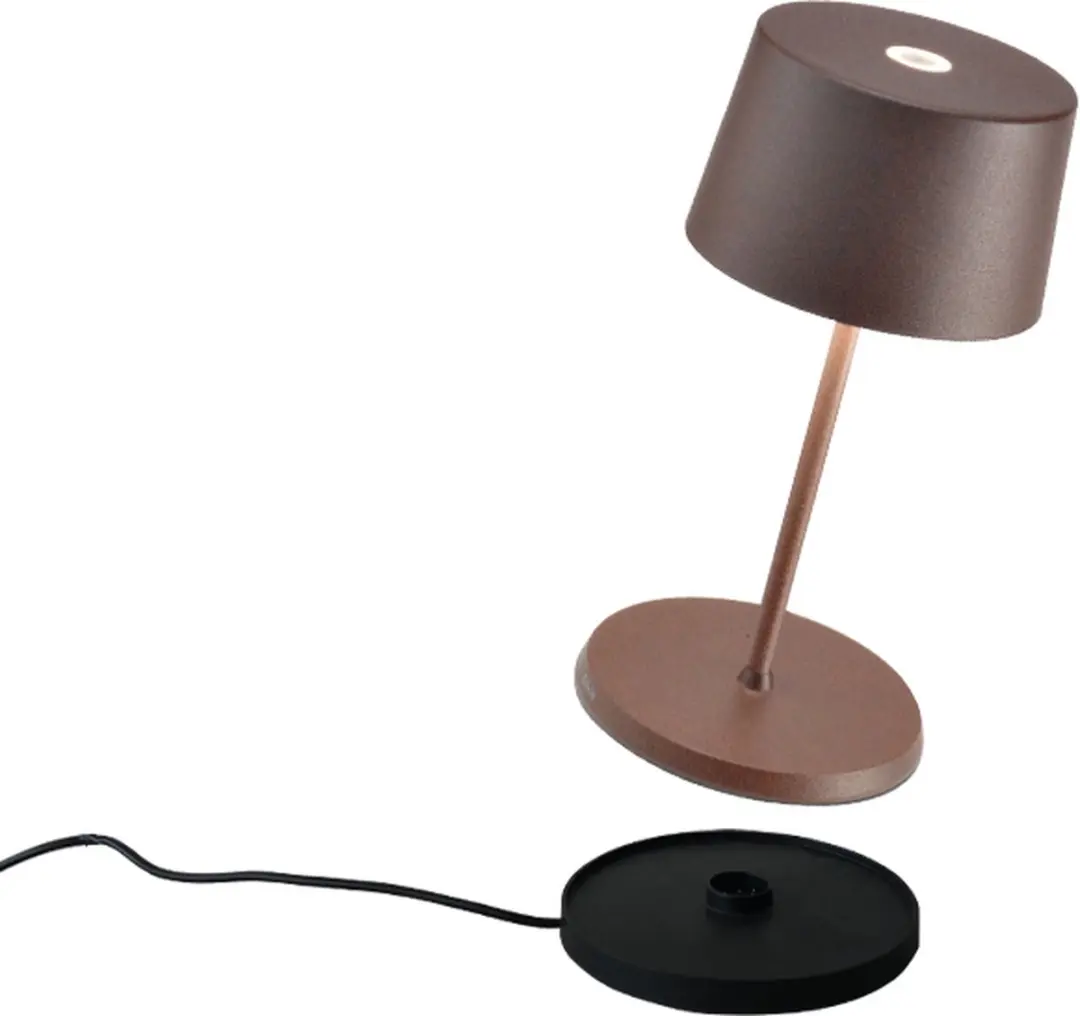 Zafferano Olivia Mini Oplaadbare LED Tafellamp