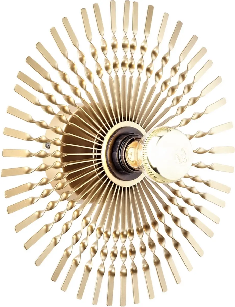 Brilliant Mendoza Wandlamp 33cm Goud
