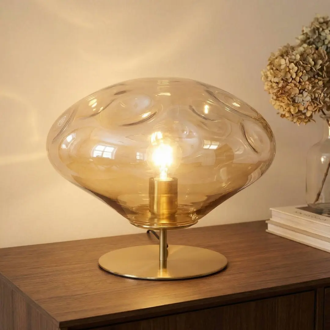 Lindby Tafellamp Glas 1 Licht E27