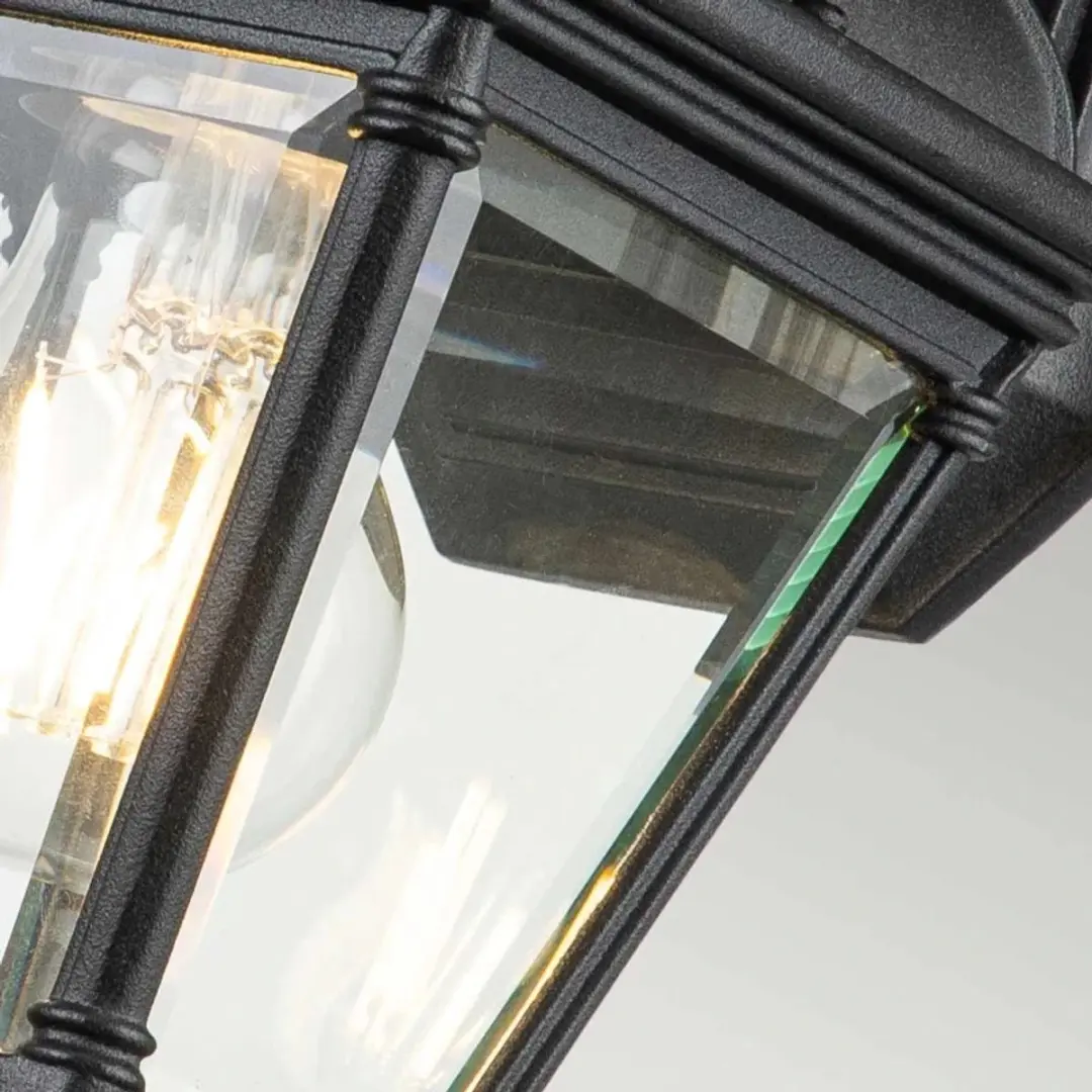 Elstead Lighting Bayview LED Wandlamp E27 60W IP44 - Zwart