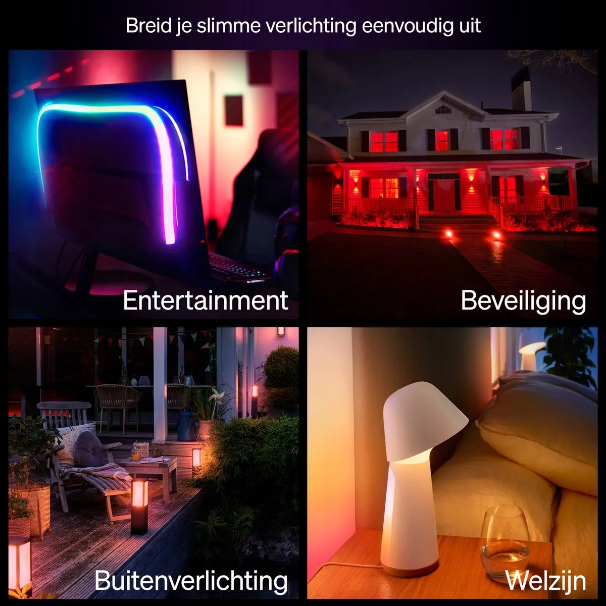 Philips Hue Essential Slimme A60 RGBW - 8W - Mat Wit