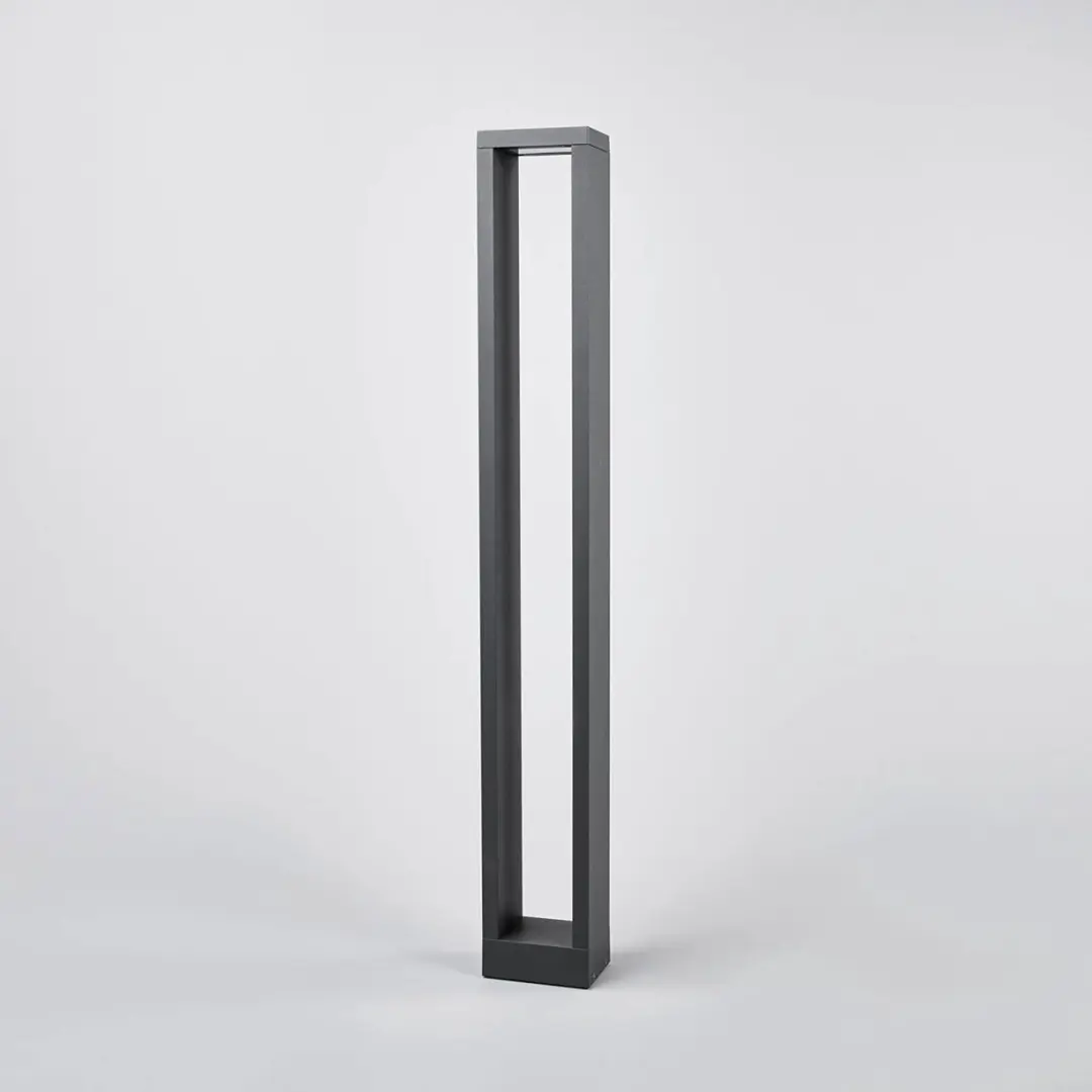 Lucande LED Buitenlamp 10W - 90cm - Grafietgrijs
