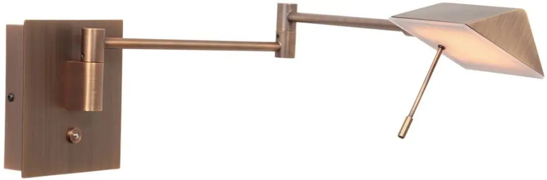 Steinhauer Retina Wandlamp Brons