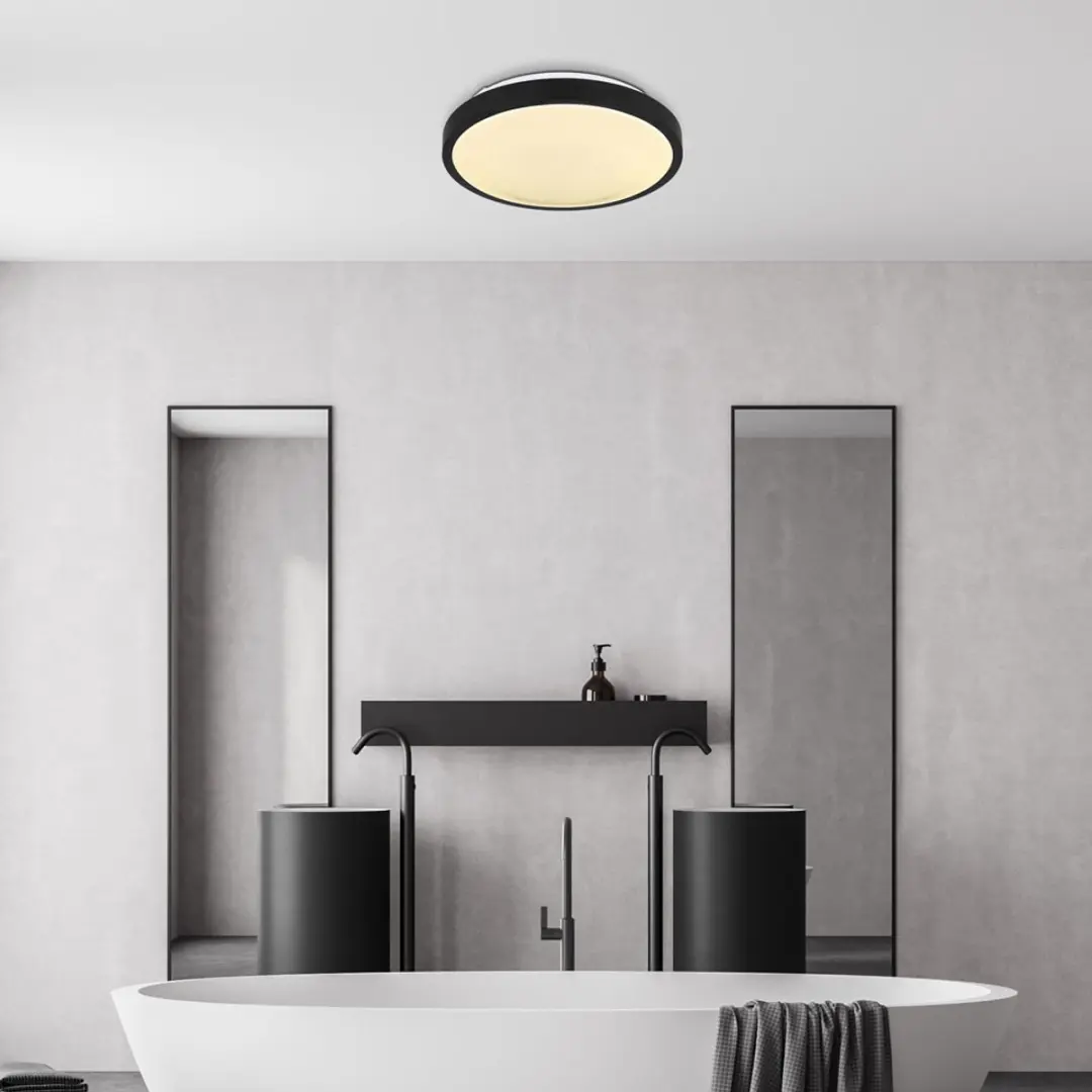 Globo LED Plafondlamp 18W 980lm - Zwart