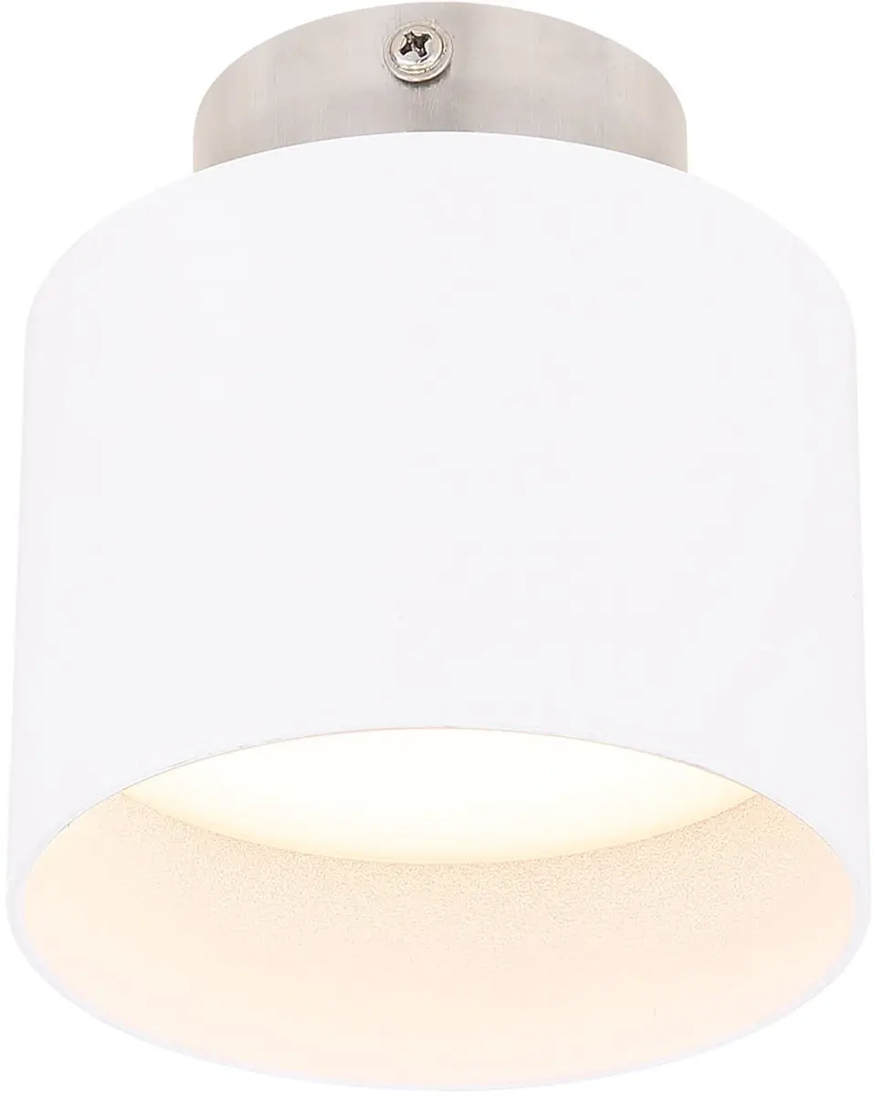 Globo Jenny Plafondlamp - 2x LED - Ø14cm - Wit