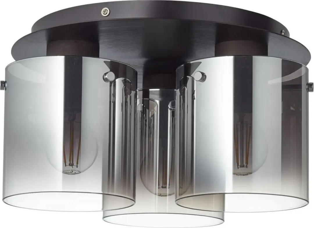 Brilliant BETH Plafondlamp 35cm - 3 Lichtpunten - Zwart
