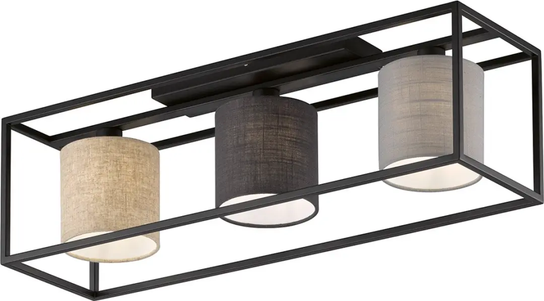 Fischer & Honsel Isko Plafondlamp 3x E14