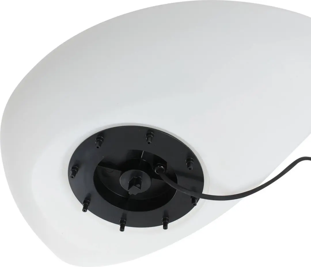 Lindby Sfeerverlichting Buiten 2-Lichts - E27 - Wit/Zwart