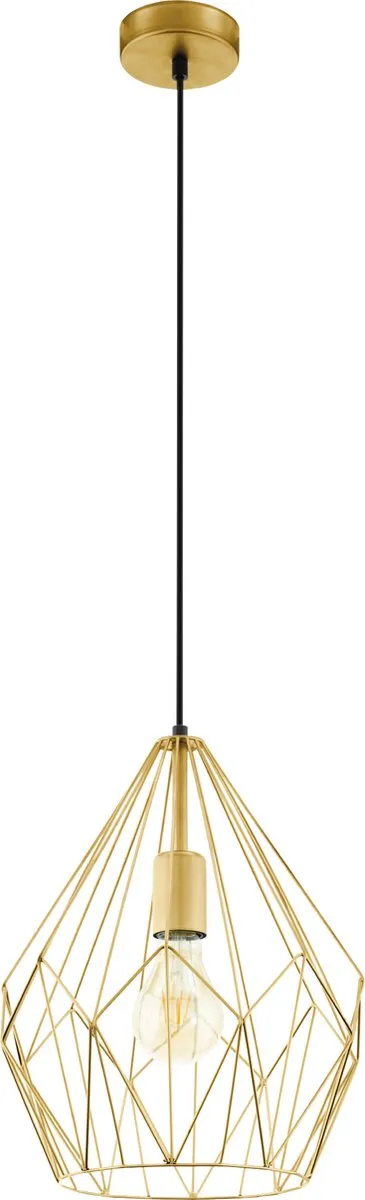 Eglo Carlton Hanglamp - Ø31cm - Goud - afbeelding 6 van 6