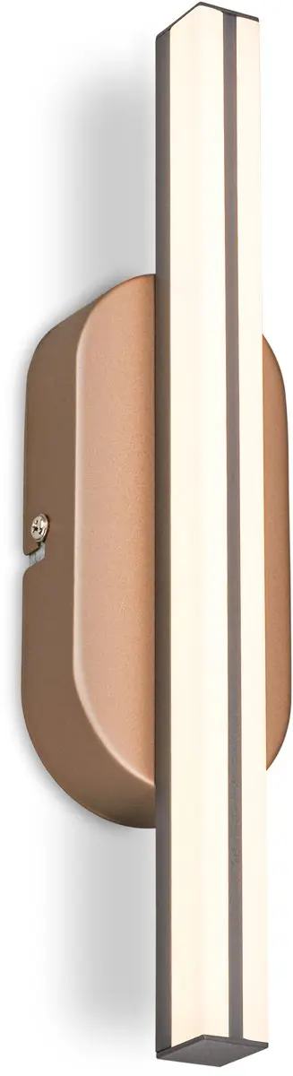 Briloner Ruth Wandlamp 30cm - Antraciet & Brons - Warm Wit