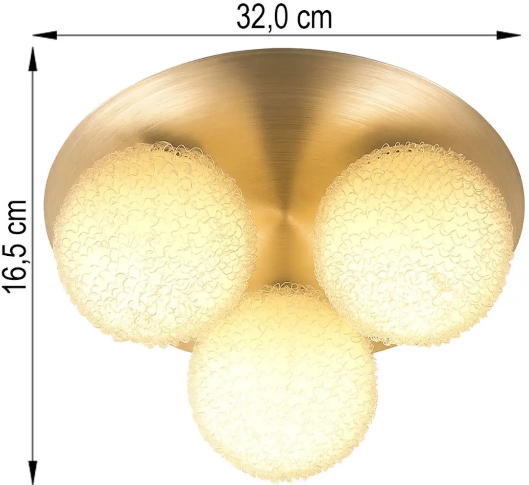 Globo 5962-3 Plafondspot Design - Zilver