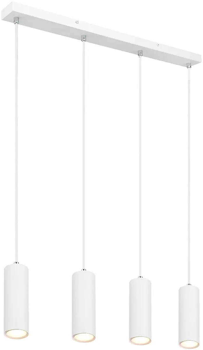 Globo Robby Hanglamp 4x GU10 - Wit