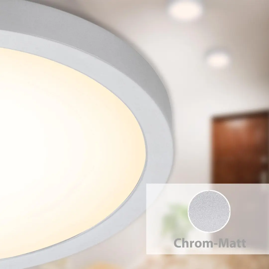 Briloner LED Opbouwlamp 24.5W 2.000 Lumen - Rond Wit