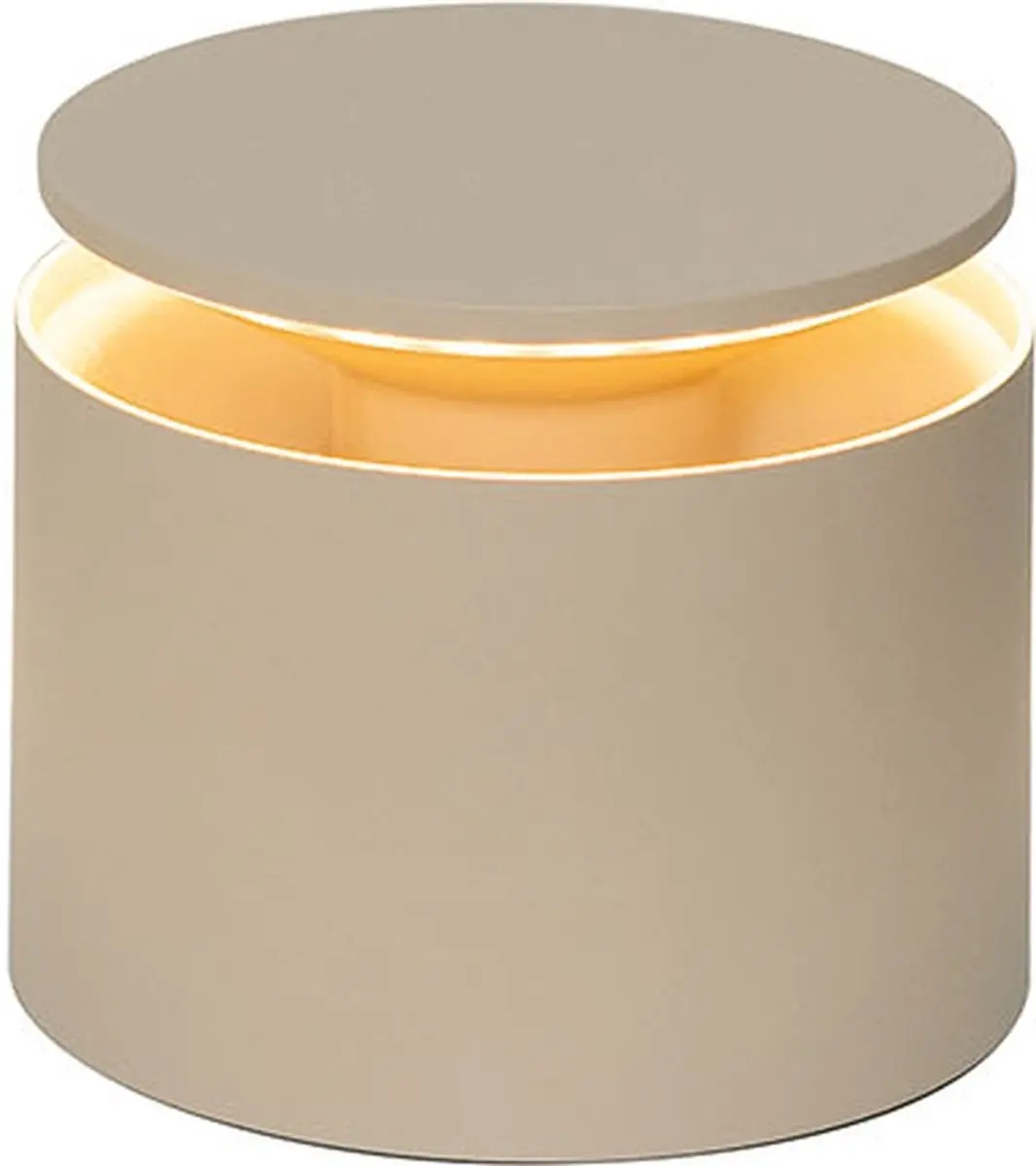 Zafferano Push Up Pro Oplaadbare LED Tafellamp Crème