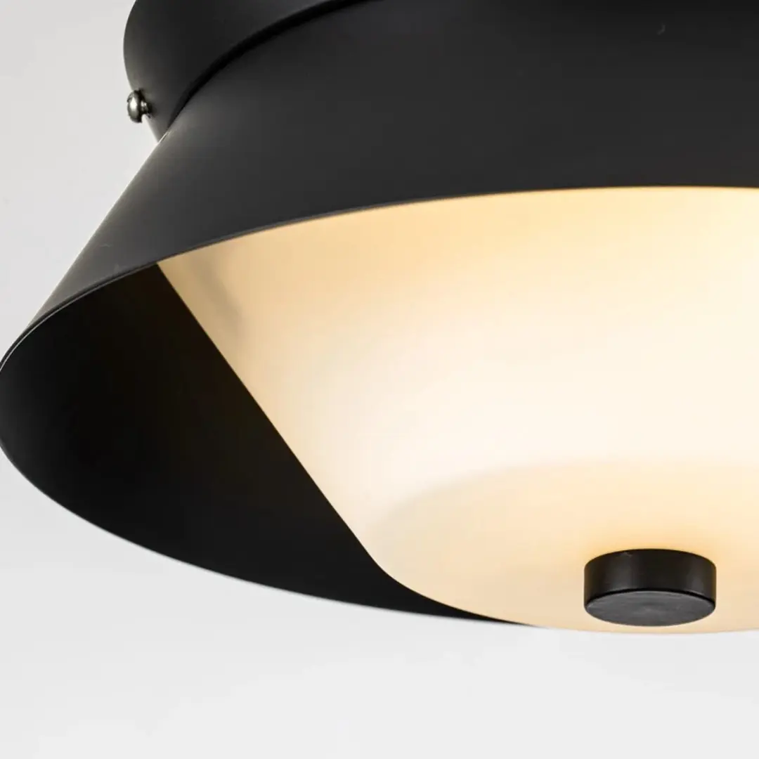 Elstead Lighting Bowtie LED Plafondlamp - Matte Black - 2x E14 40W - IP44