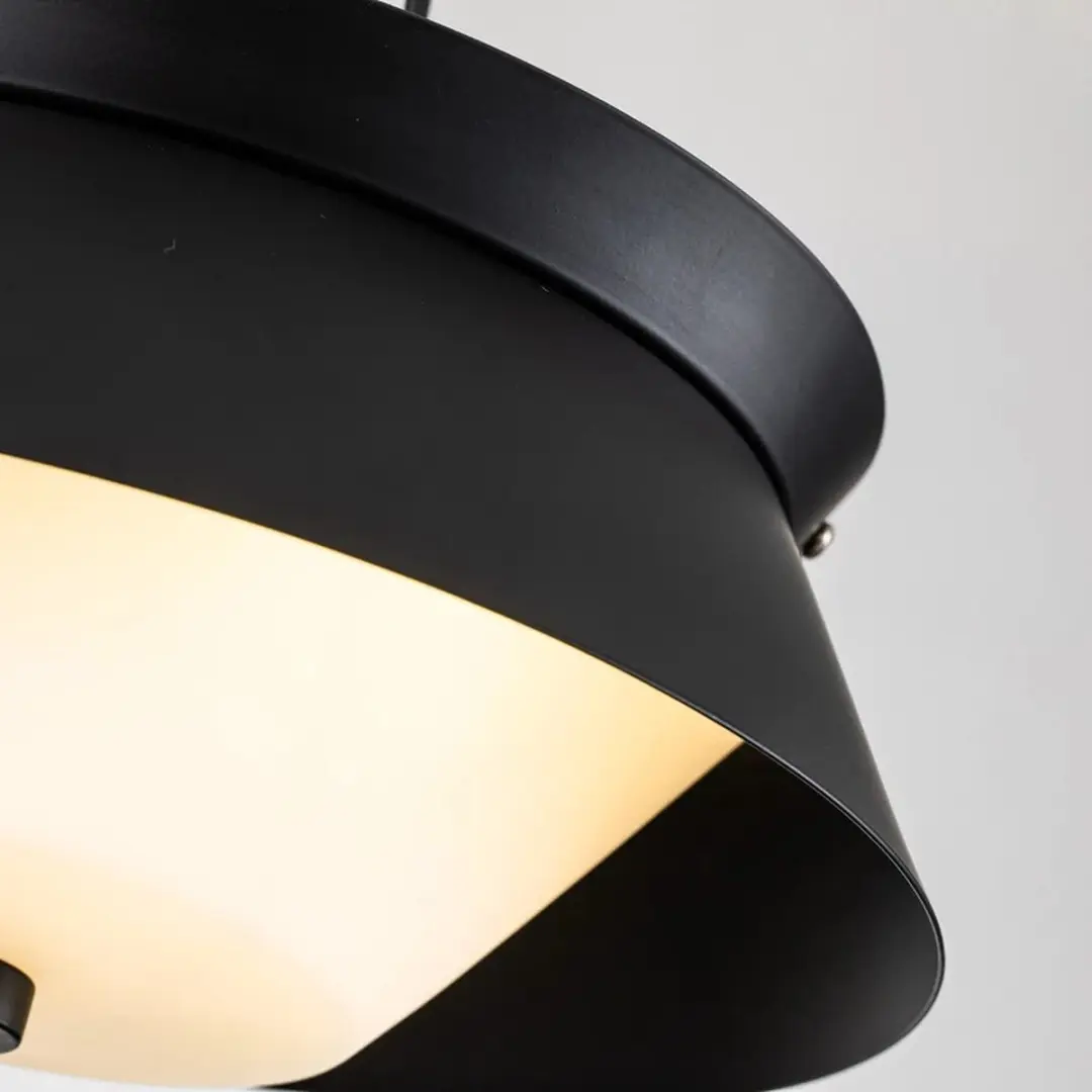 Elstead Lighting Bowtie LED Plafondlamp - Matte Black - 2x E14 40W - IP44