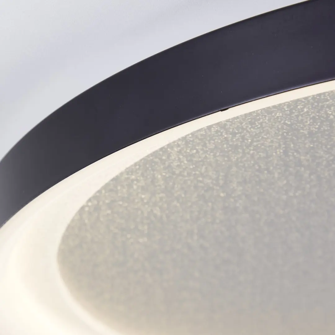 Brilliant Quito Plafondlamp 30W - 42cm Zwart