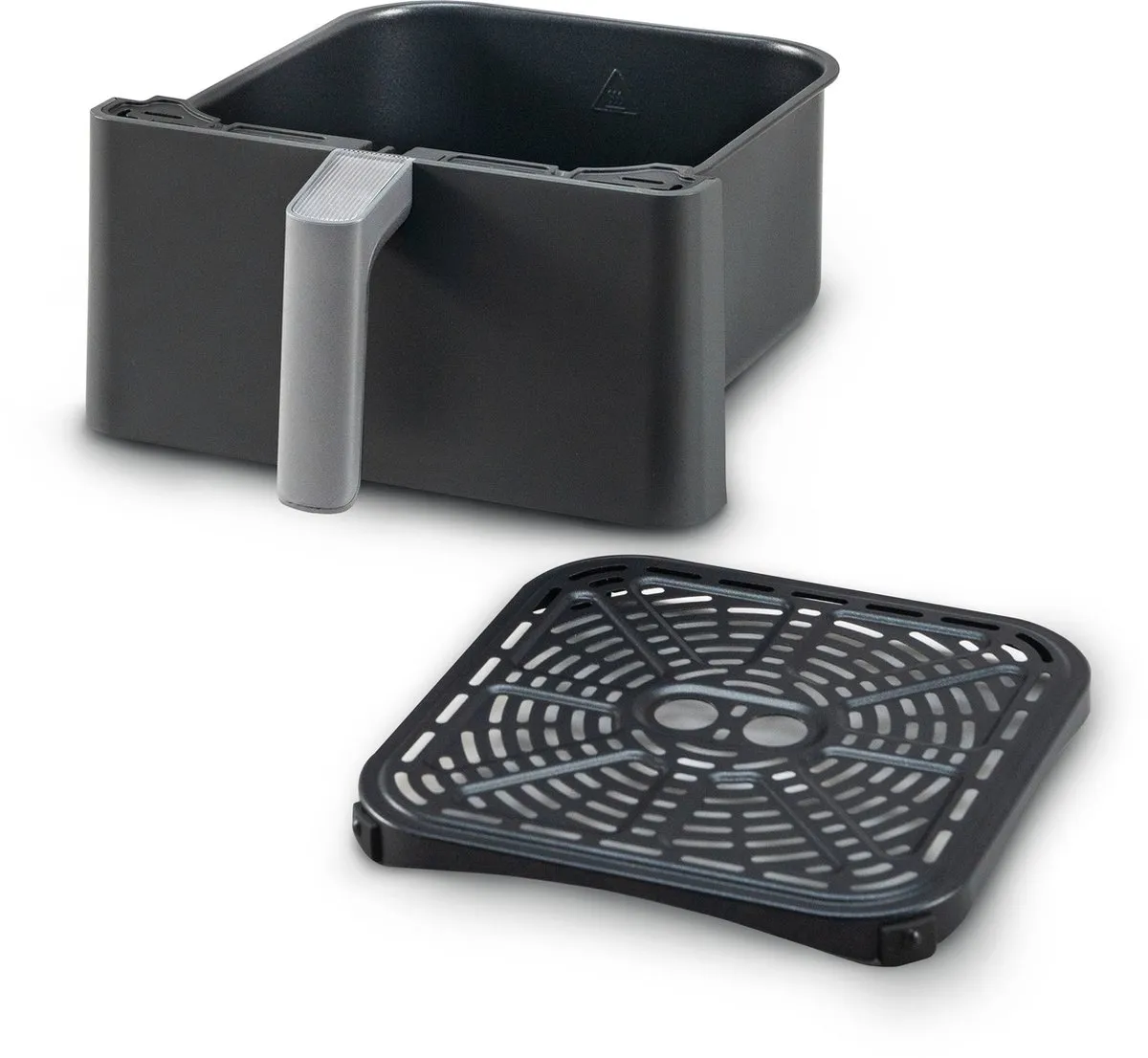 Cosori Dual Blaze II Airfryer - XXL Heteluchtfriteuse 6.4 liter - 12 programma's - Boven & onderwarmte - App connectie - Antraciet