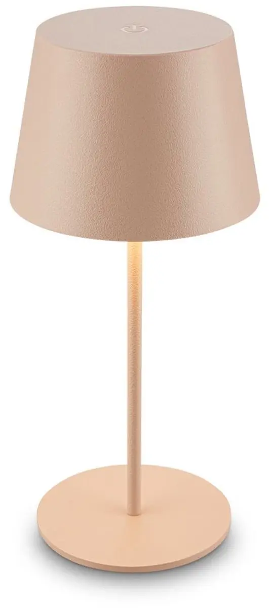 Briloner Nivo Oplaadbare Tafellamp - Warm Wit 2700K - Beige