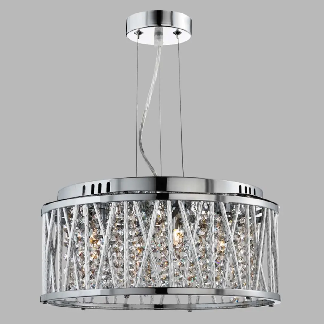 Searchlight Elise Hanglamp Ø35cm - 4 Lichtpunten - Chroom