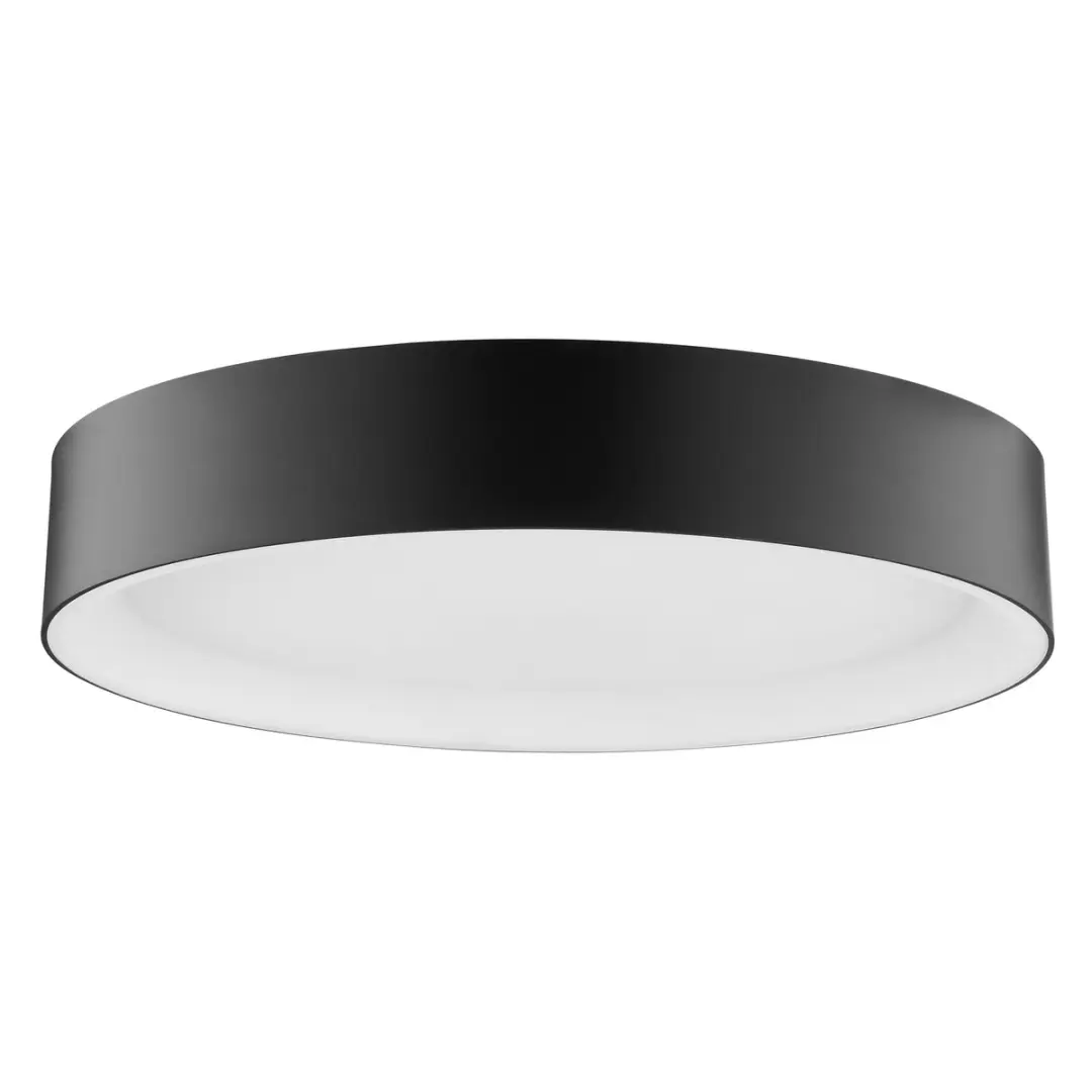 Brilliant Larios Plafondlamp 20W - Ø39cm - Zwart/Wit