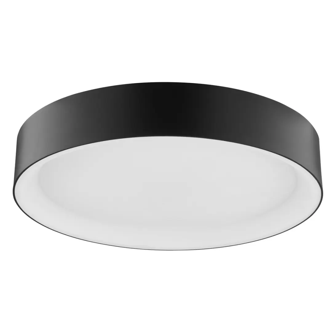 Brilliant Larios Plafondlamp 20W - Ø39cm - Zwart/Wit