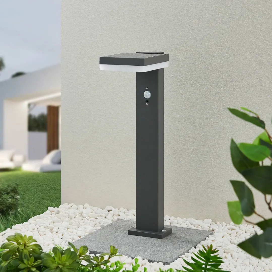 Lindby Solar Buitenverlichting 6W - Antraciet/Grijs