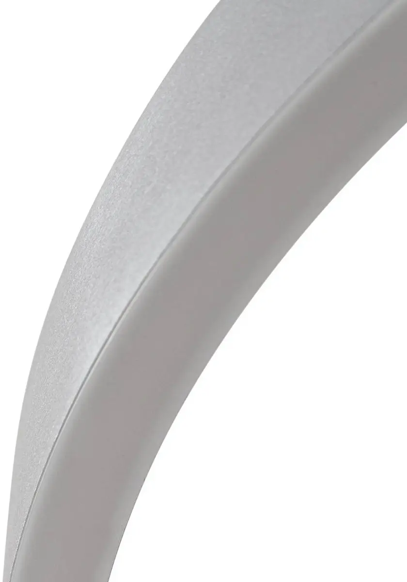 Lucande Hanglamp Metaal 60cm - 1 Lichtpunt 55W - Aluminium/Wit