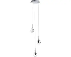 Brilliant Frizzante Hanglamp - 4 Lichtpunten - Chroom - afbeelding 6 van 6