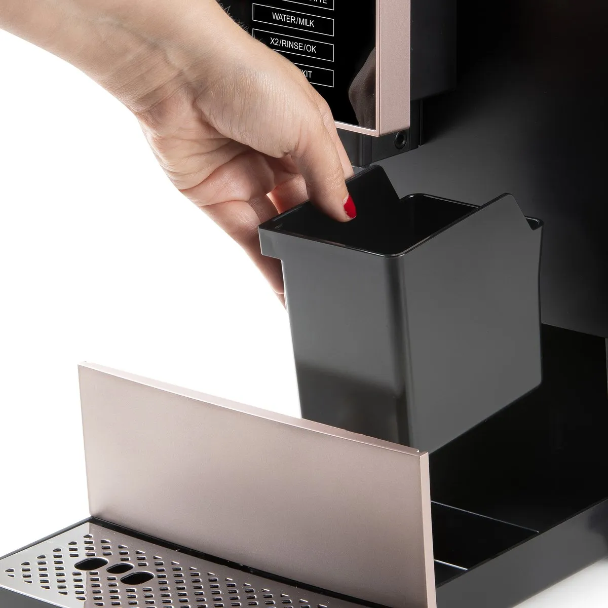 DOMO DO743K Volautomatische espressomachine - Geïntegreerde melkopschuimer – 1 touch bean-to-cup – Espresso – Americano – Lungo – Cappuccino – Latte macchiato – ARS pomp 19 bar