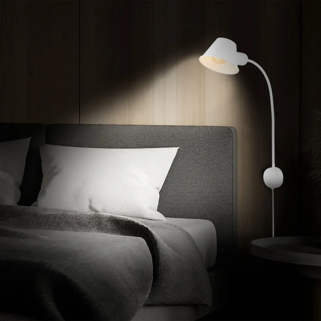 Briloner Bedlamp Wandlamp E27 10W Warm Wit