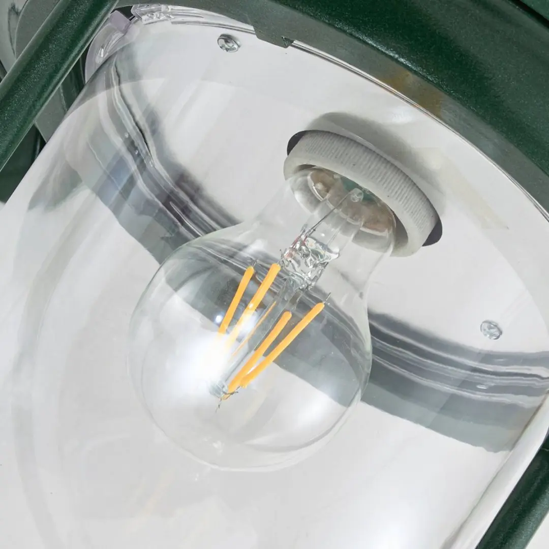 Lindby Wandlamp Buiten 1 Licht E27 - Groen/Transparant