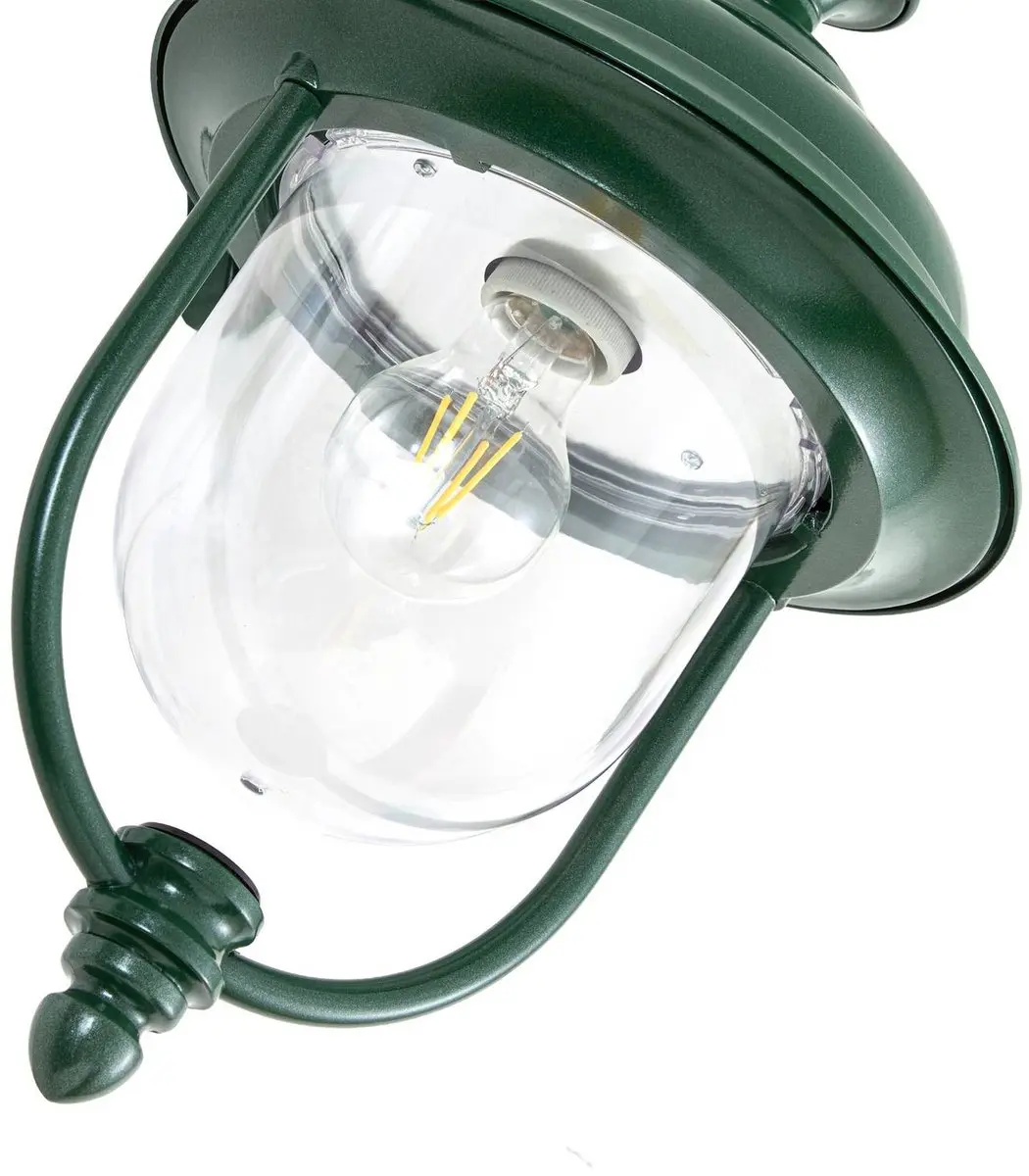 Lindby Wandlamp Buiten 1 Licht E27 - Groen/Transparant
