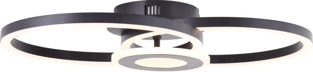 Brilliant Bray LED Plafondlamp 24W - 3000K Zwart