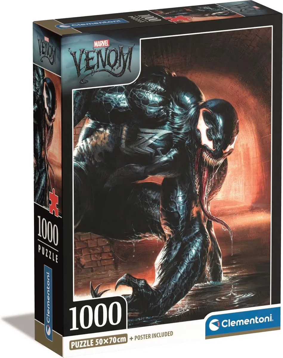 Clementoni Marvel Venom Puzzel 1000 Stuks
